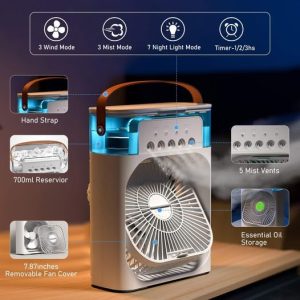 Portable Air Cooling Fan Air Cooler Fan For Room