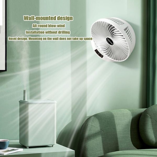 Rechargeable Rotating Fan with Remote Control - Image 5